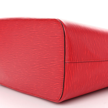 Louis Vuitton Epi Neverfull MM Castillan Red 10 of 10