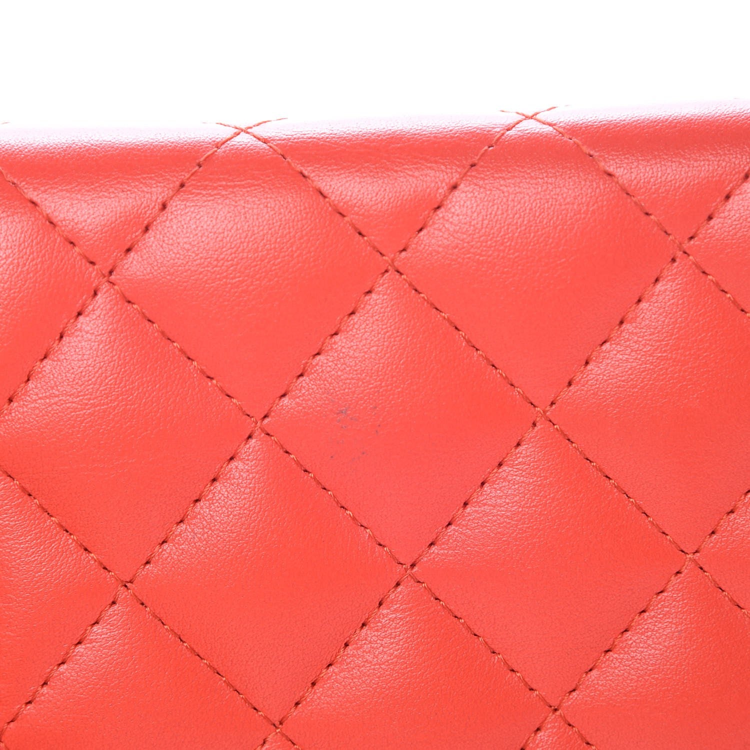 Chanel Calfskin Quilted Boy Wallet On Chain WOC Red 11 of 12