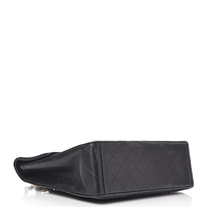 Chanel Lambskin Quilted XL Jumbo Single Flap Black 4 of 13