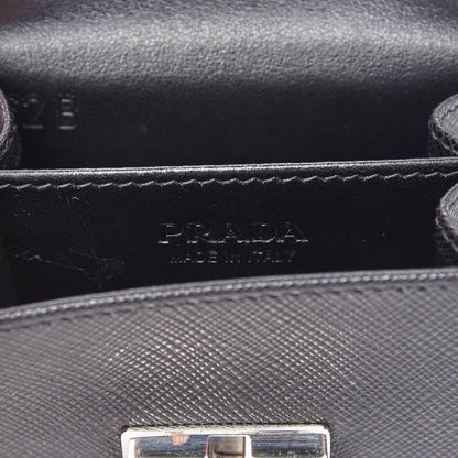 Prada Saffiano Lock Case Black 6 of 8