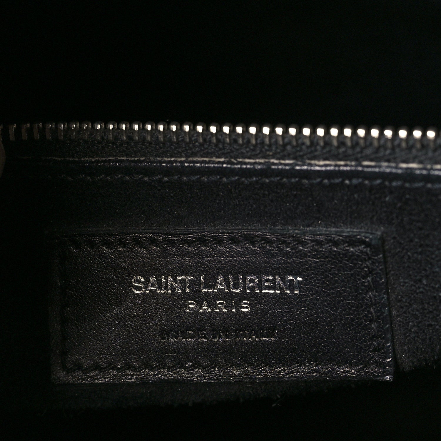 Saint Laurent Calfskin Crocodile Embossed Small Sac de Jour Black 7 of 10