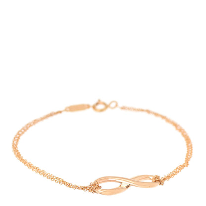 Tiffany 18K Rose Gold Infinity Bracelet 1 of 6