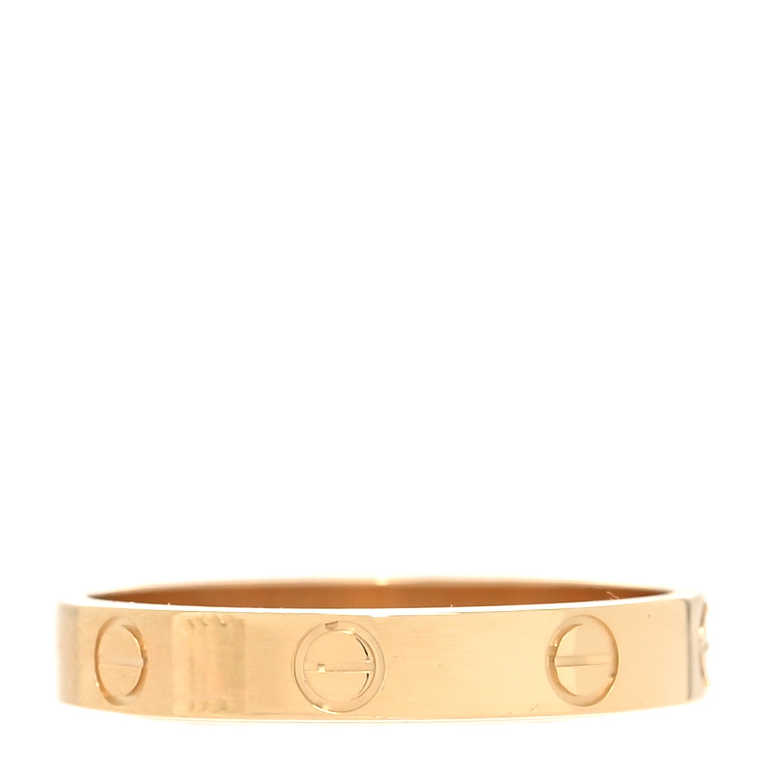 Cartier 18K Yellow Gold 3.5mm LOVE Wedding Band Ring 60 9 3 of 5