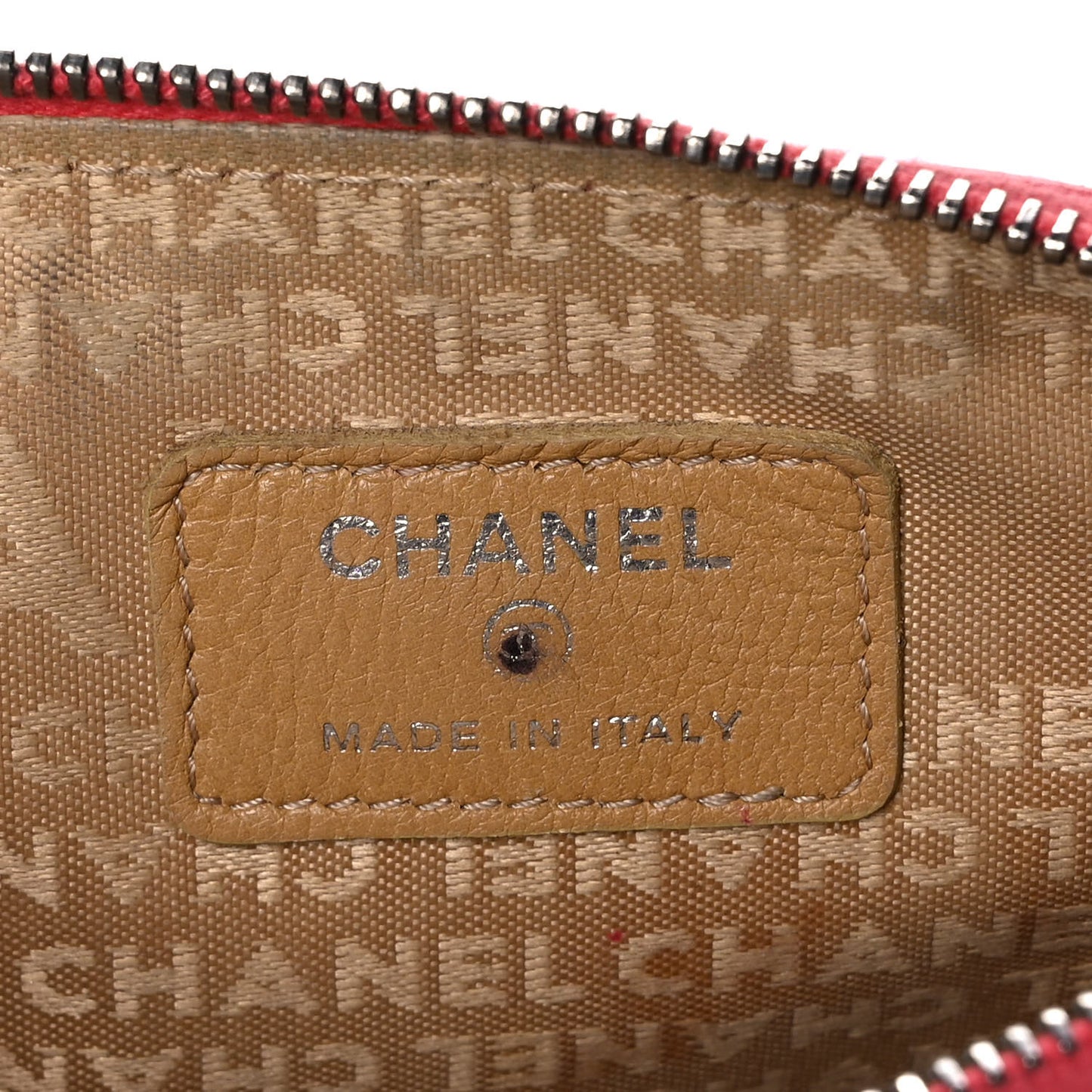 Lambskin Precious Symbols Pochette Coral