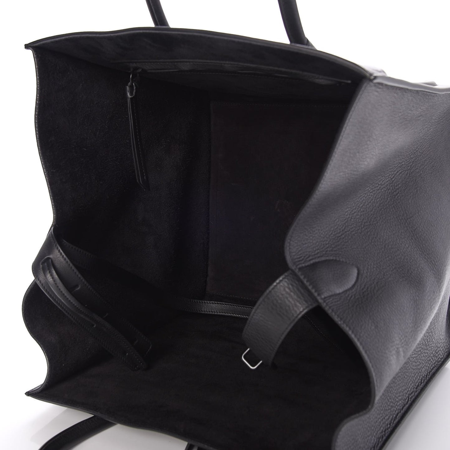Supple Calfskin Medium Phantom Luggage Black