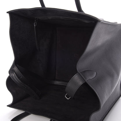 Celine Supple Calfskin Medium Phantom Luggage Black 5 of 8