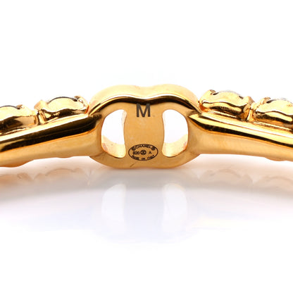 Chanel Crystal More Is More Cuff Bracelet M Gold 4 of 4
