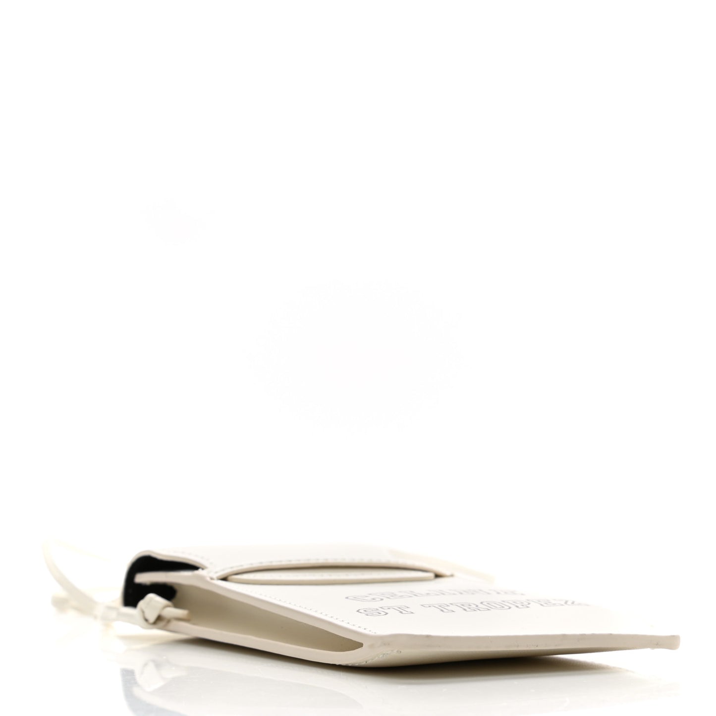 Calfskin St Tropez Sunglasses Pouch White