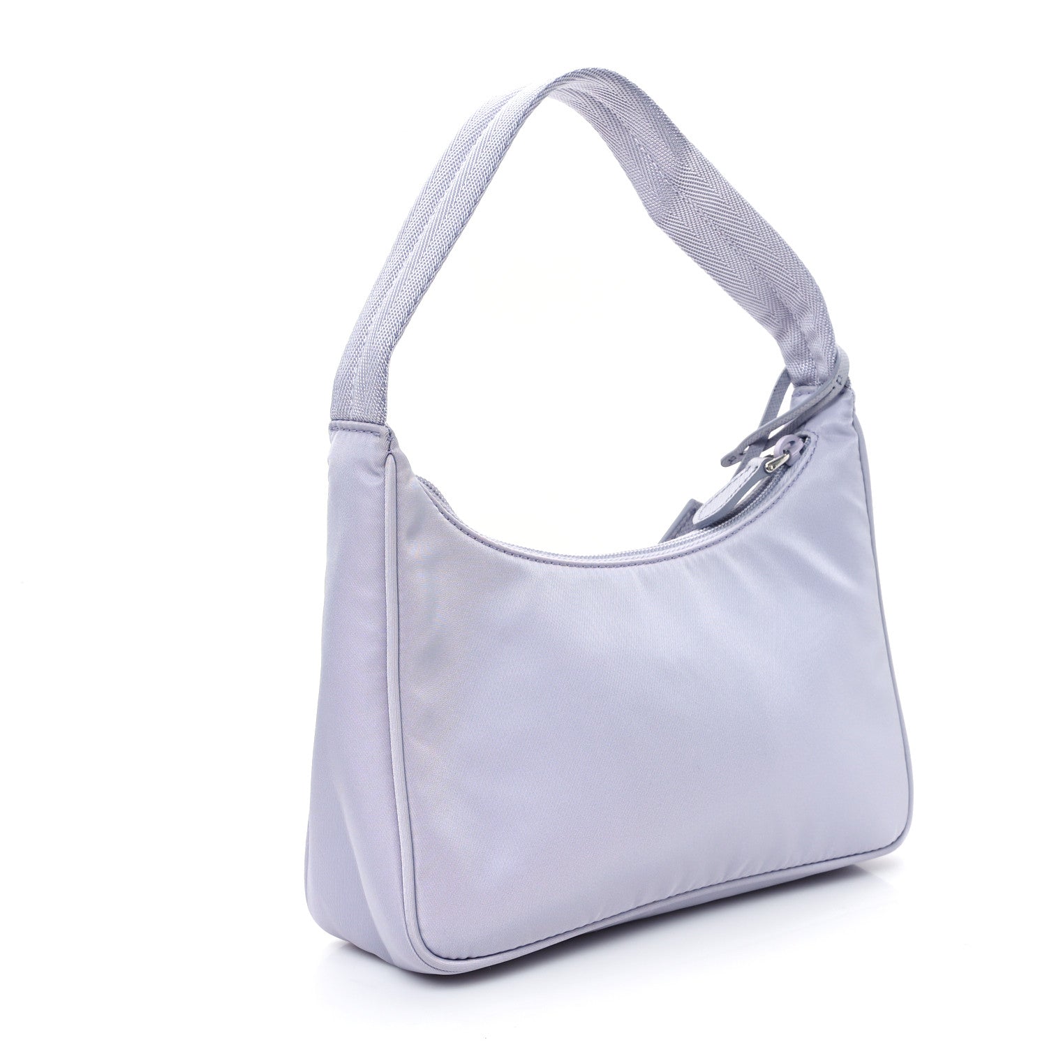 Prada Tessuto Nylon Saffiano Mini Re-Edition 2005 Bag Purple 3 of 10