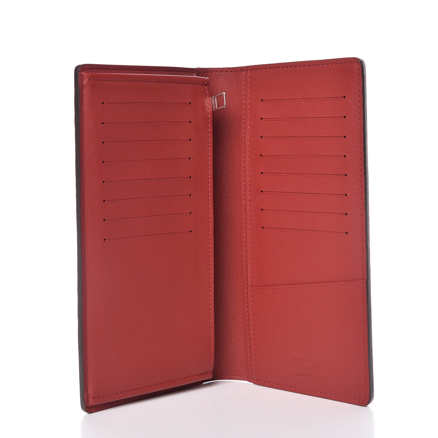 Taurillon Brazza Wallet Rouge