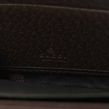Gucci GG Supreme Monogram Web Ophidia Zip Around Wallet Brown 6 of 11