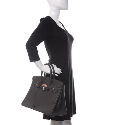 Hermes Epsom Birkin 35 Ardoise 2 of 36