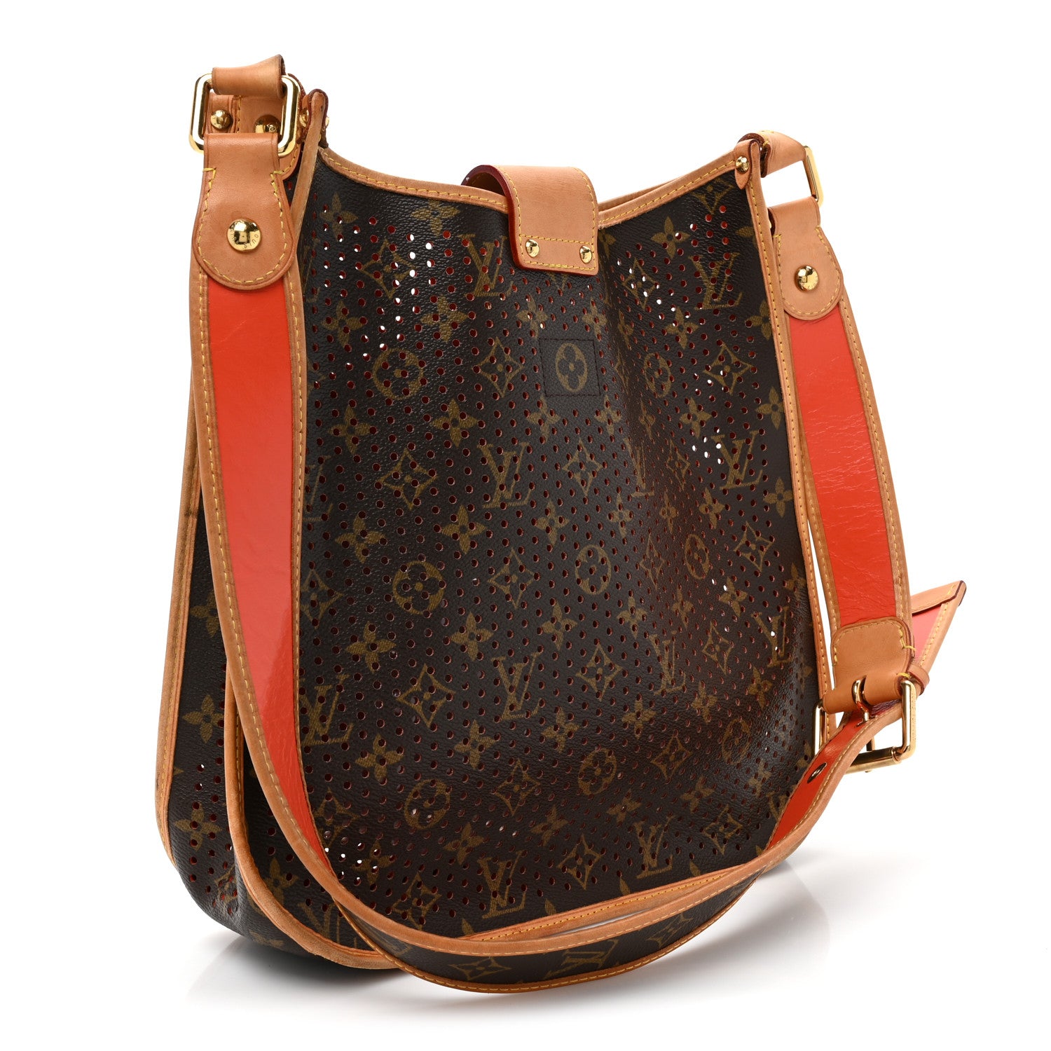 Louis Vuitton Monogram Perforated Musette Orange 3 of 20