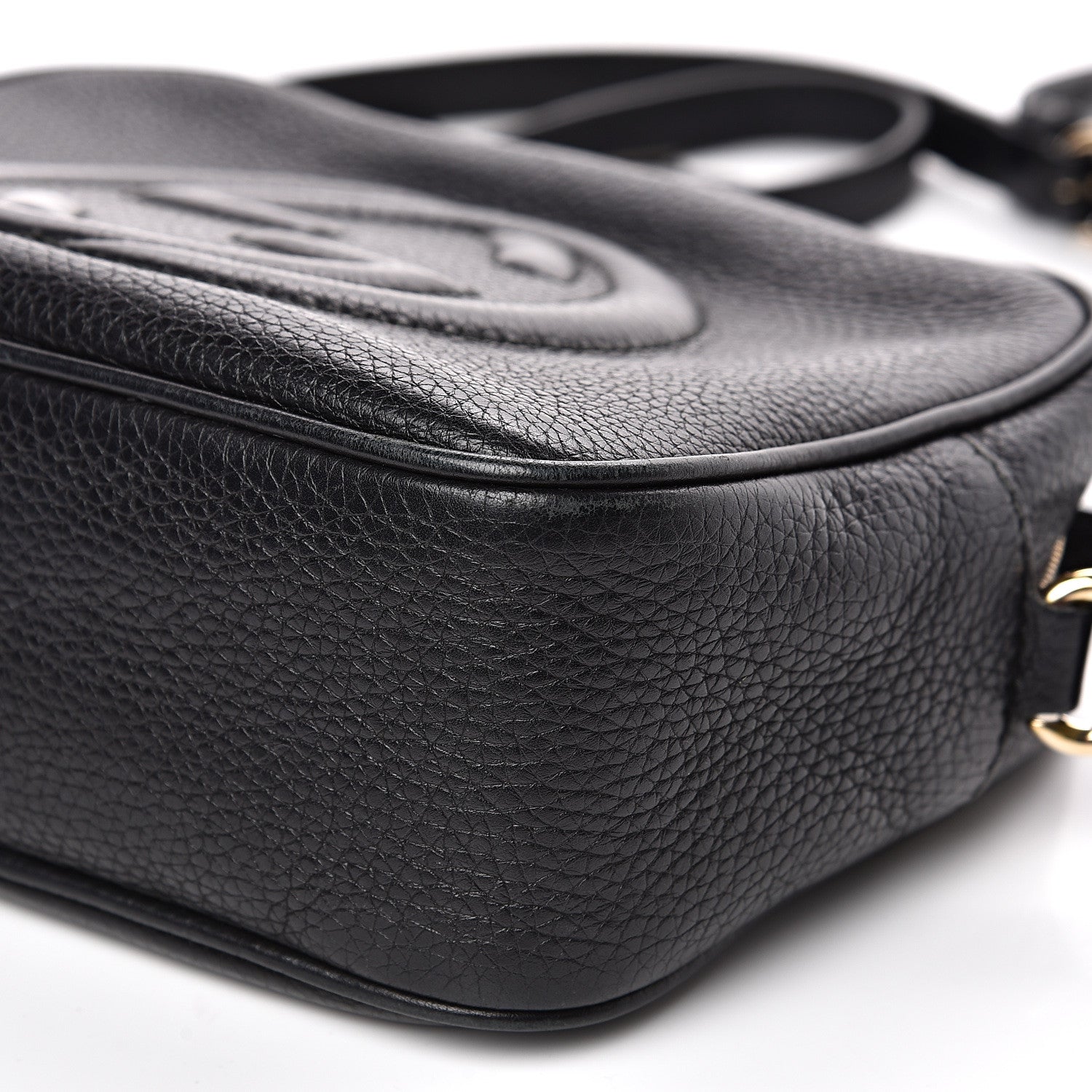 Gucci Pebbled Calfskin Small Soho Disco Bag Black 8 of 15