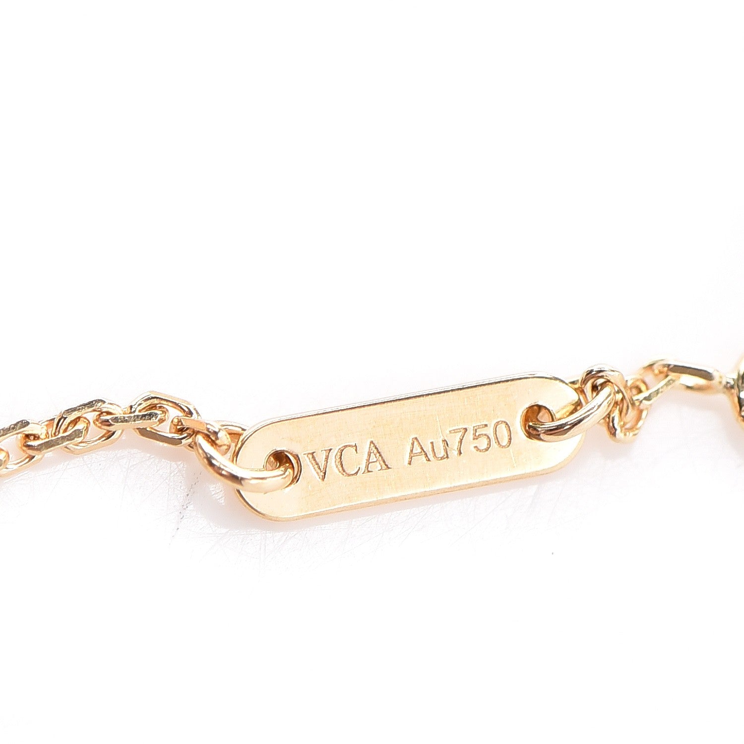 Van Cleef & Arpels 18K Yellow Gold Mother of Pearl Sweet Alhambra Bracelet 4 of 6