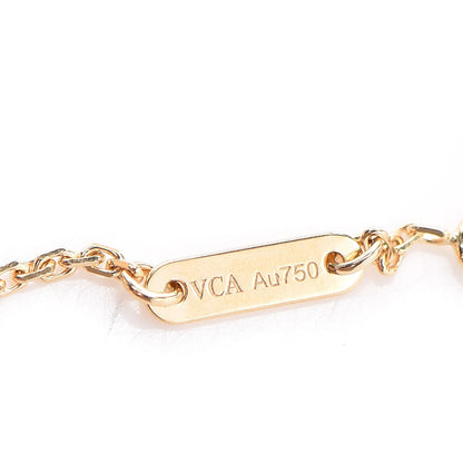 Van Cleef & Arpels 18K Yellow Gold Mother of Pearl Sweet Alhambra Bracelet 4 of 6