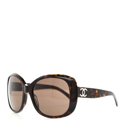 Chanel Acetate Polarized CC Sunglasses 5183 Tortoise 1 of 7