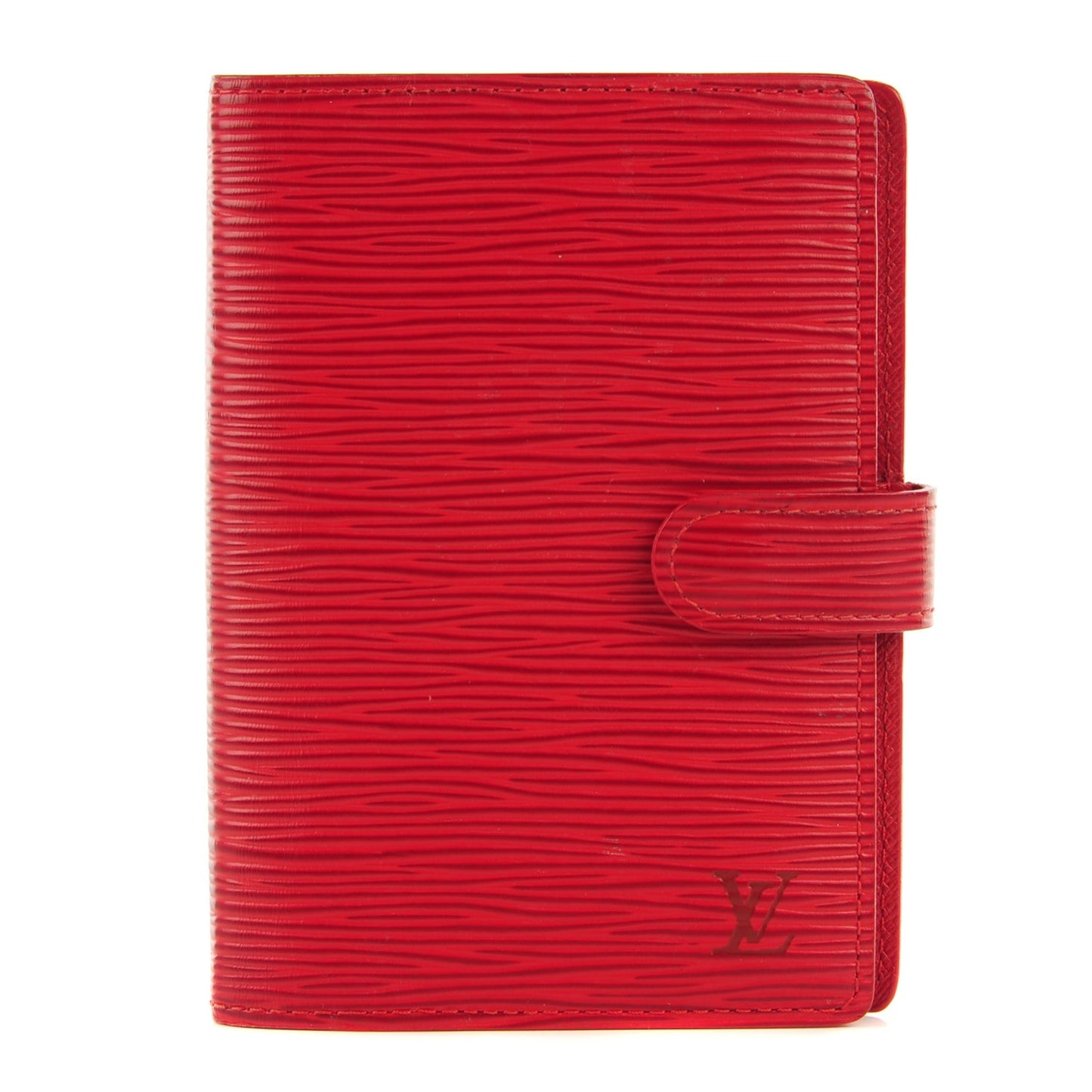 Epi Small Ring Agenda Cover Rouge