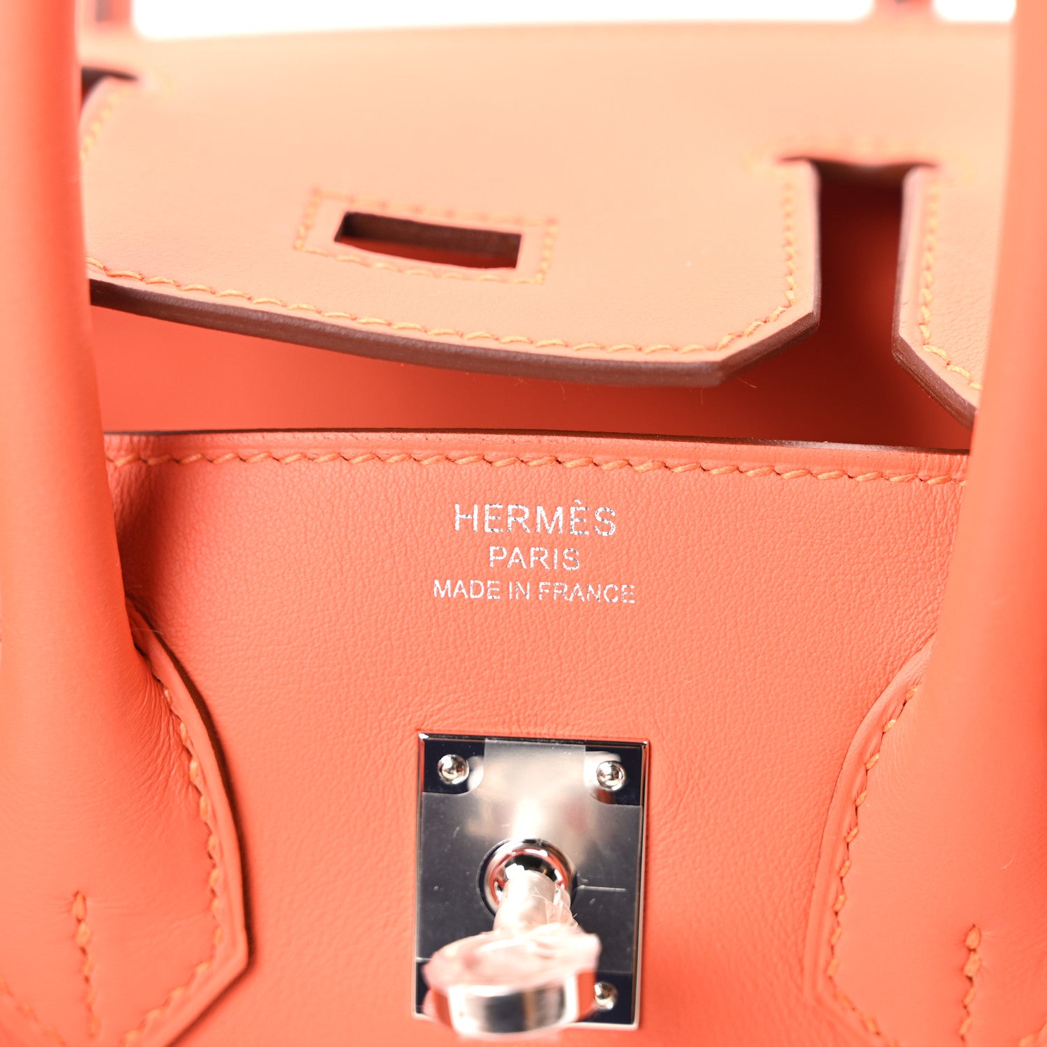 Hermes Swift Birkin 25 Orange 11 of 21