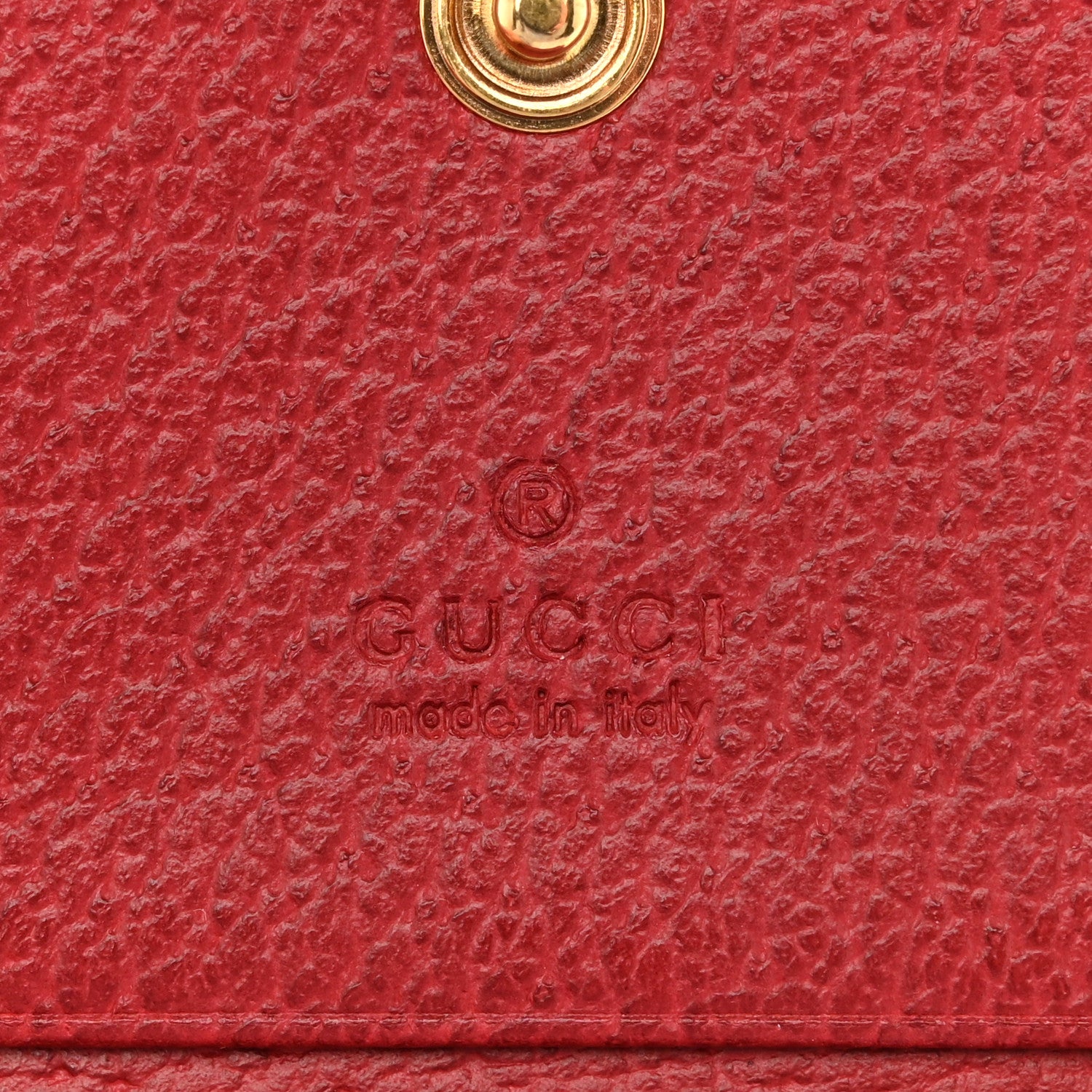 Gucci GG Supreme Monogram Flora Web Ophidia Card Case Red 6 of 11