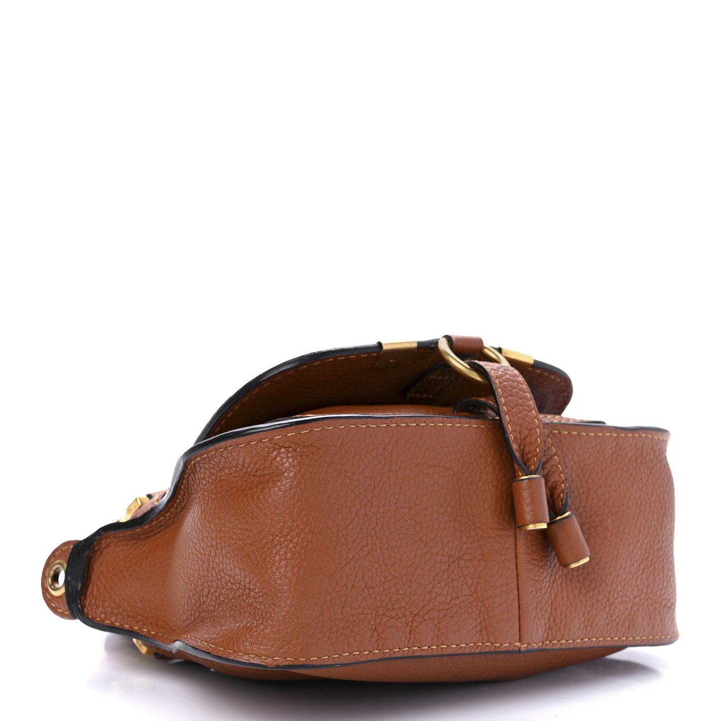 Calfskin Mini Marcie Satchel Tan