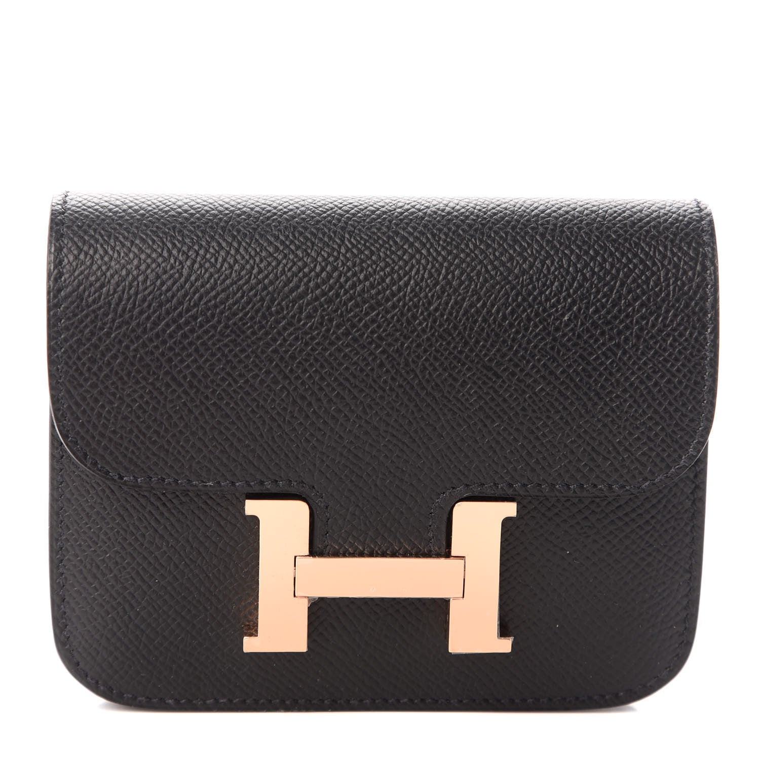 Hermes Epsom Constance Slim Wallet Black 1 of 7
