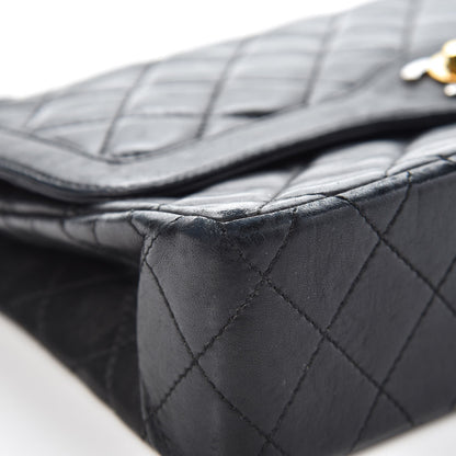 Chanel Lambskin Quilted Medium Double Flap Black 13 of 16