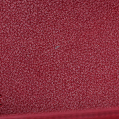 Loewe Grained Calfskin Medium Barcelona Shoulder Bag Scarlet Red 6 of 10