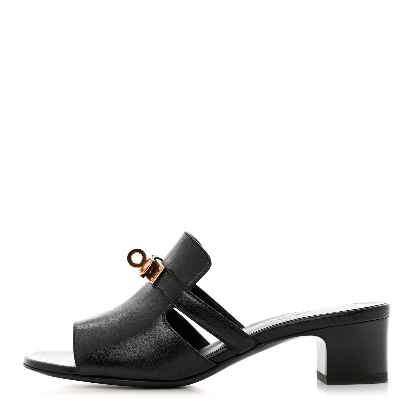 Goatskin Candy Sandals 35 Black