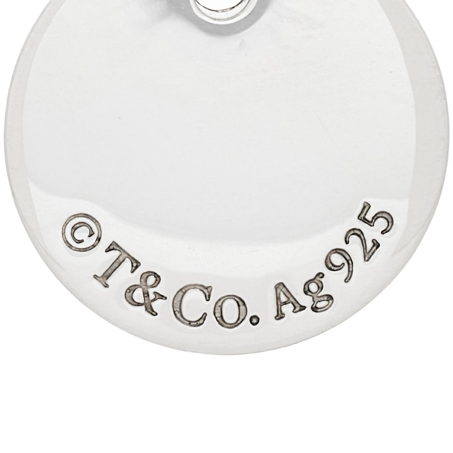 Sterling Silver Letter B Disc Charm