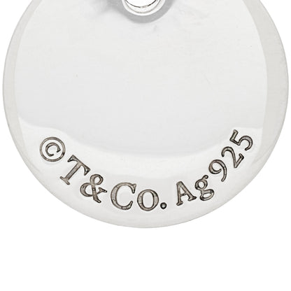 Tiffany Sterling Silver Letter B Disc Charm 4 of 5