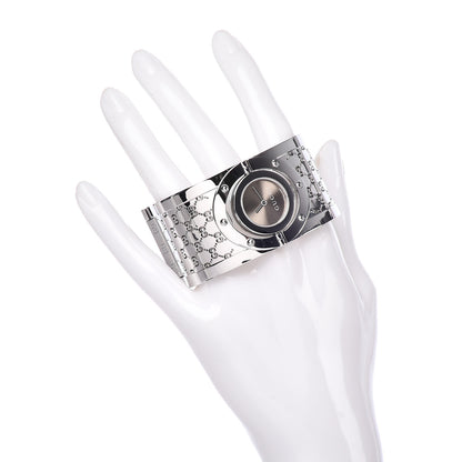 Gucci Stainless Steel 33mm Twirl Quartz Watch Brown 2 of 6