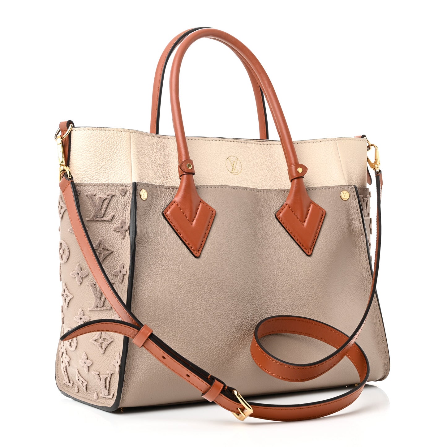 Calfskin Monogram Tufting On My Side Galet