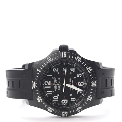 Breitling Breitlight Rubber 45mm Colt Skyracer Quartz Watch Black X74320 3 of 6