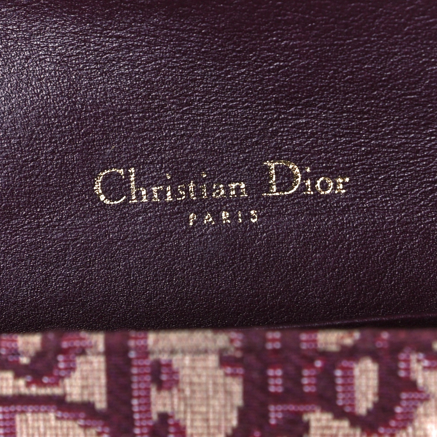 Christian Dior Oblique Saddle Belt Bag Bordeaux 7 of 7