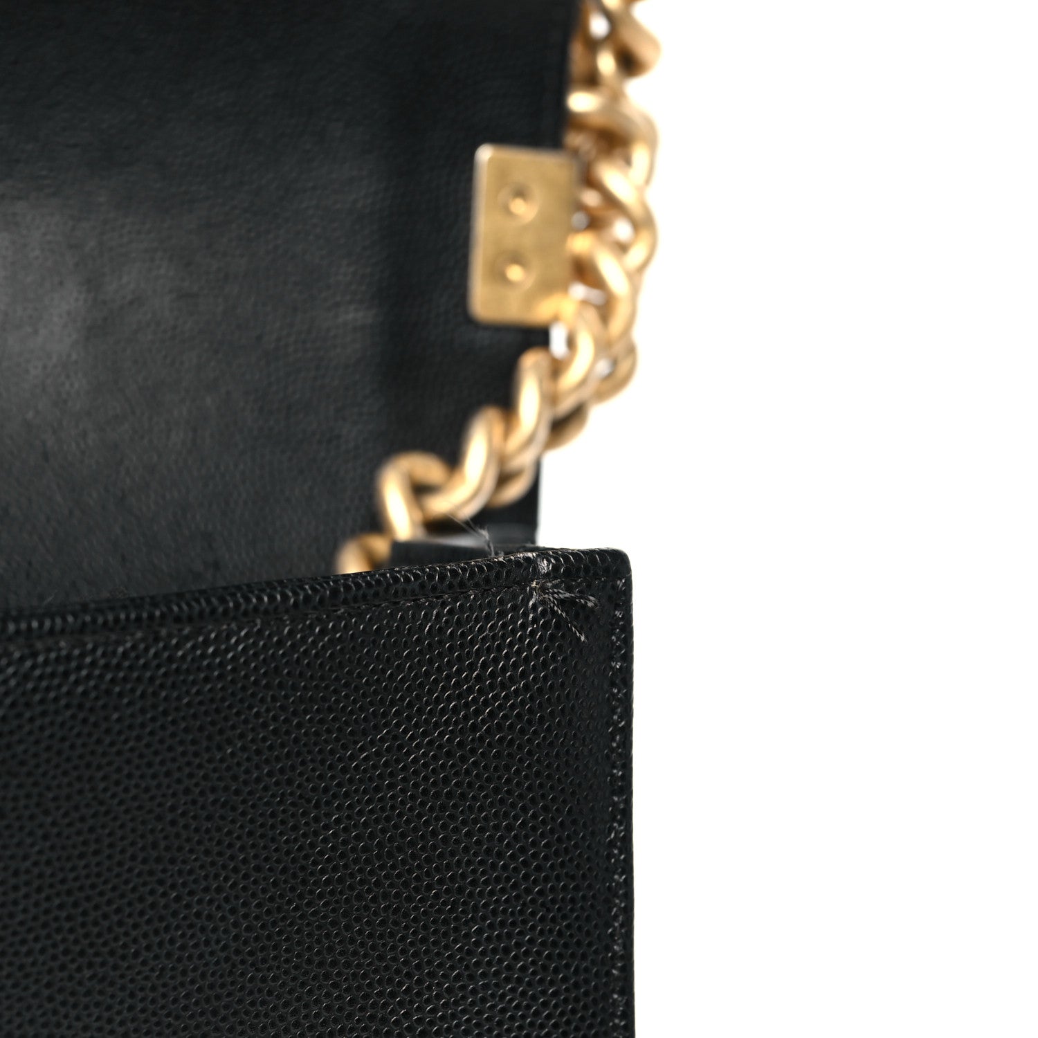 Chanel Caviar Quilted Medium Boy Flap Black 11 of 12