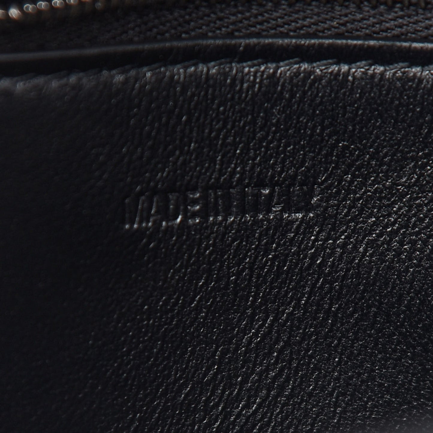 Semi Shiny Smooth Calfskin Monochrome XS Downtown Shoulder Bag Black