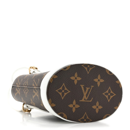Louis Vuitton Monogram LV Match Nano Bucket Bag White 5 of 13