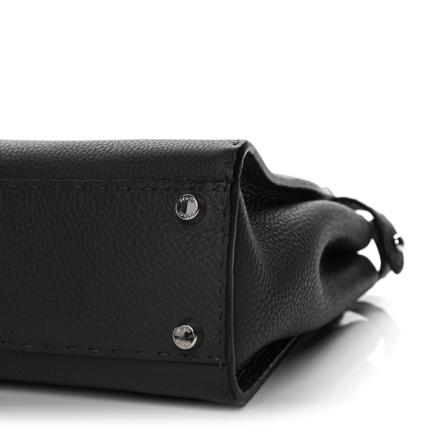 Cuoio Romano Selleria Bi-Color Medium Peekaboo Iconic Satchel Asfalto Latte