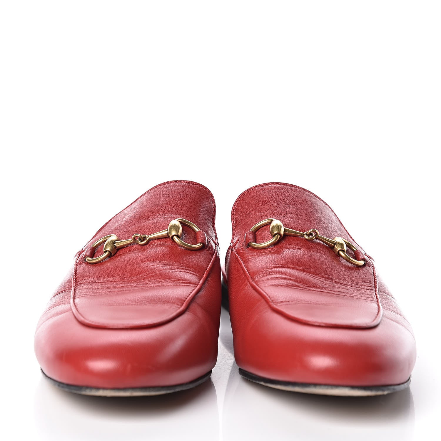 Gucci Malaga Kid Womens Princetown Slippers 37.5 Hibiscus Red 2 of 17