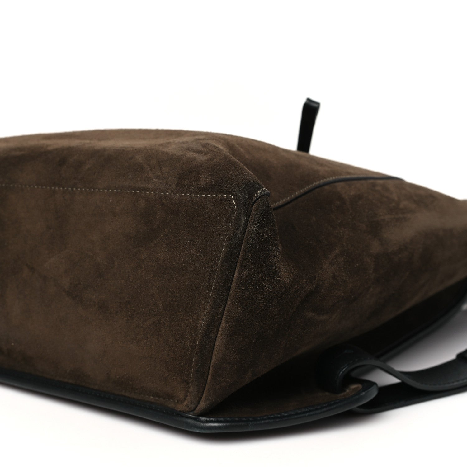 Loewe Suede Calfskin Drawstring Backpack Brown 9 of 9