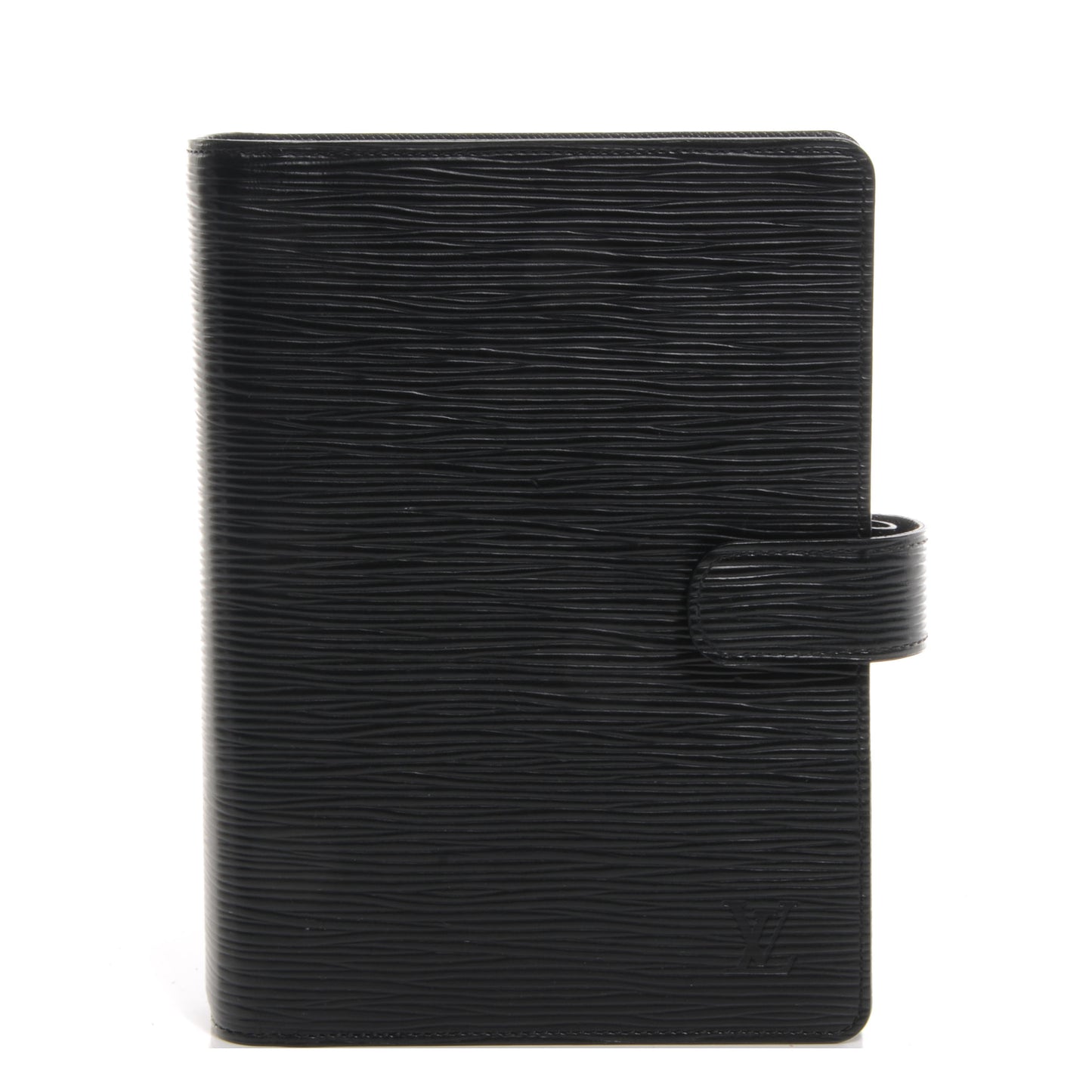 Epi Medium Ring Agenda Cover Black