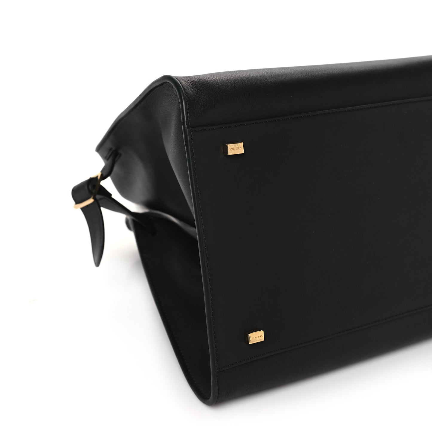 Polished Saddle Calfskin Soft Margaux 15 Black