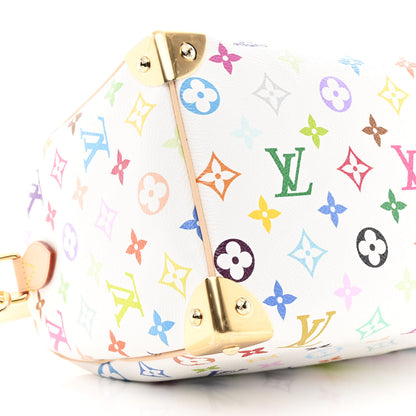 Louis Vuitton LV X TM Monogram Multicolor Speedy Bandouliere 25 White 8 of 9
