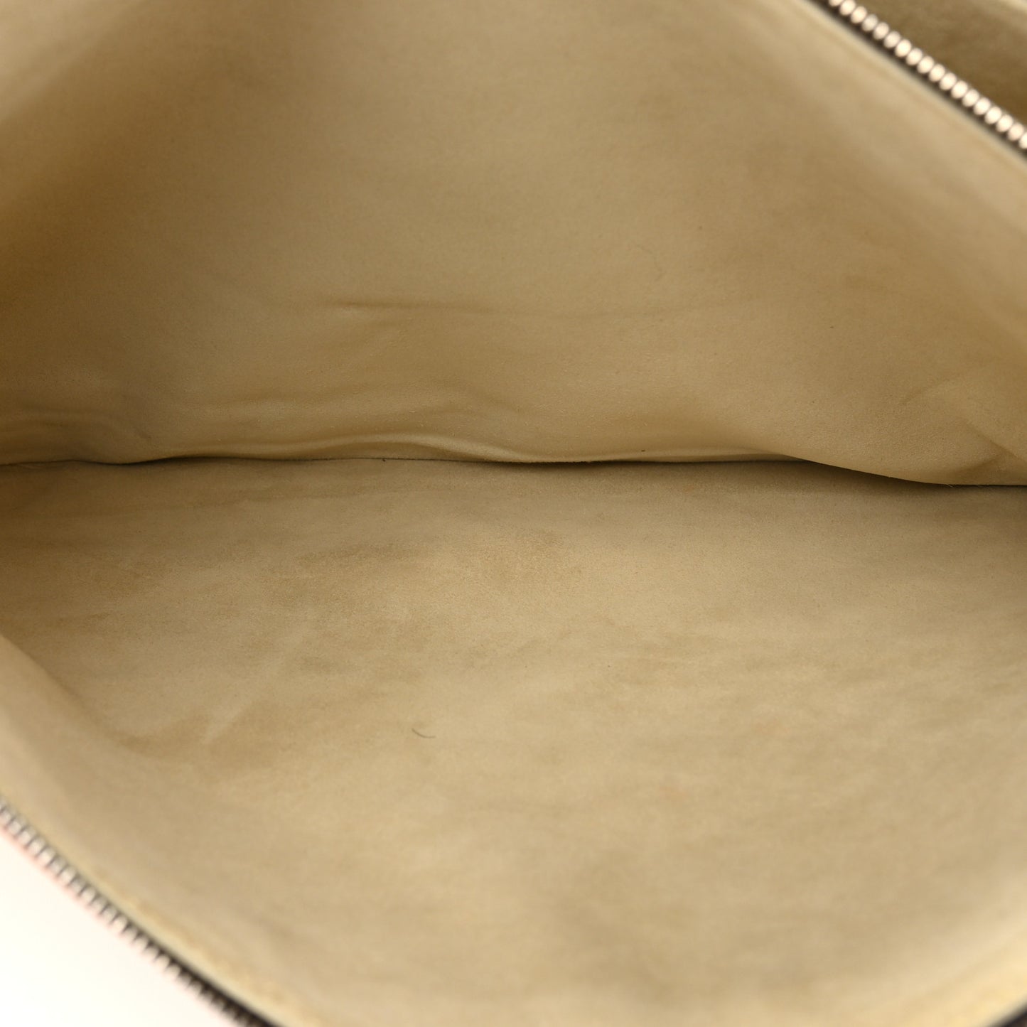 Lambskin Soft Trio Zipped Bag Vanilla