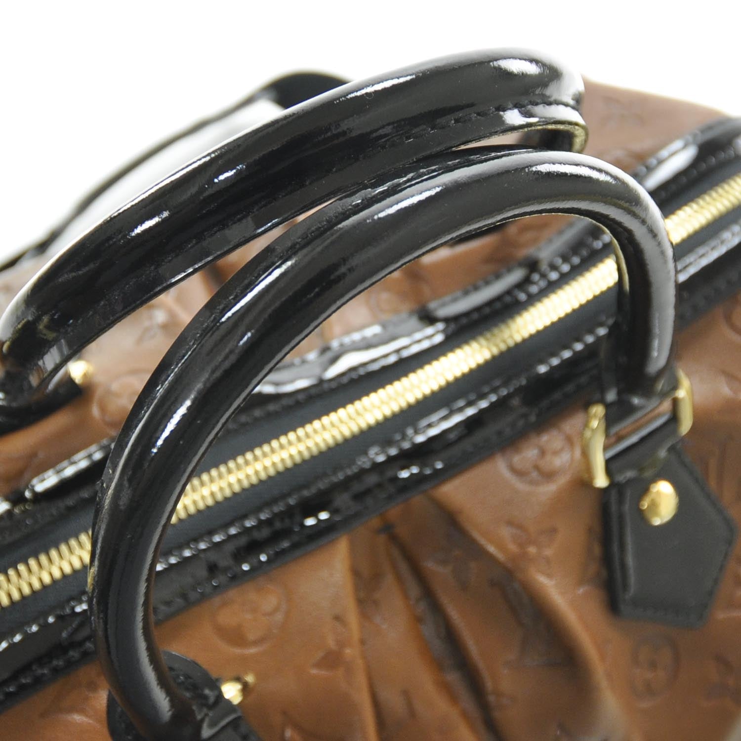 Louis Vuitton Cuir Embossed Monogram Stephen Bag Fauve 5 of 8
