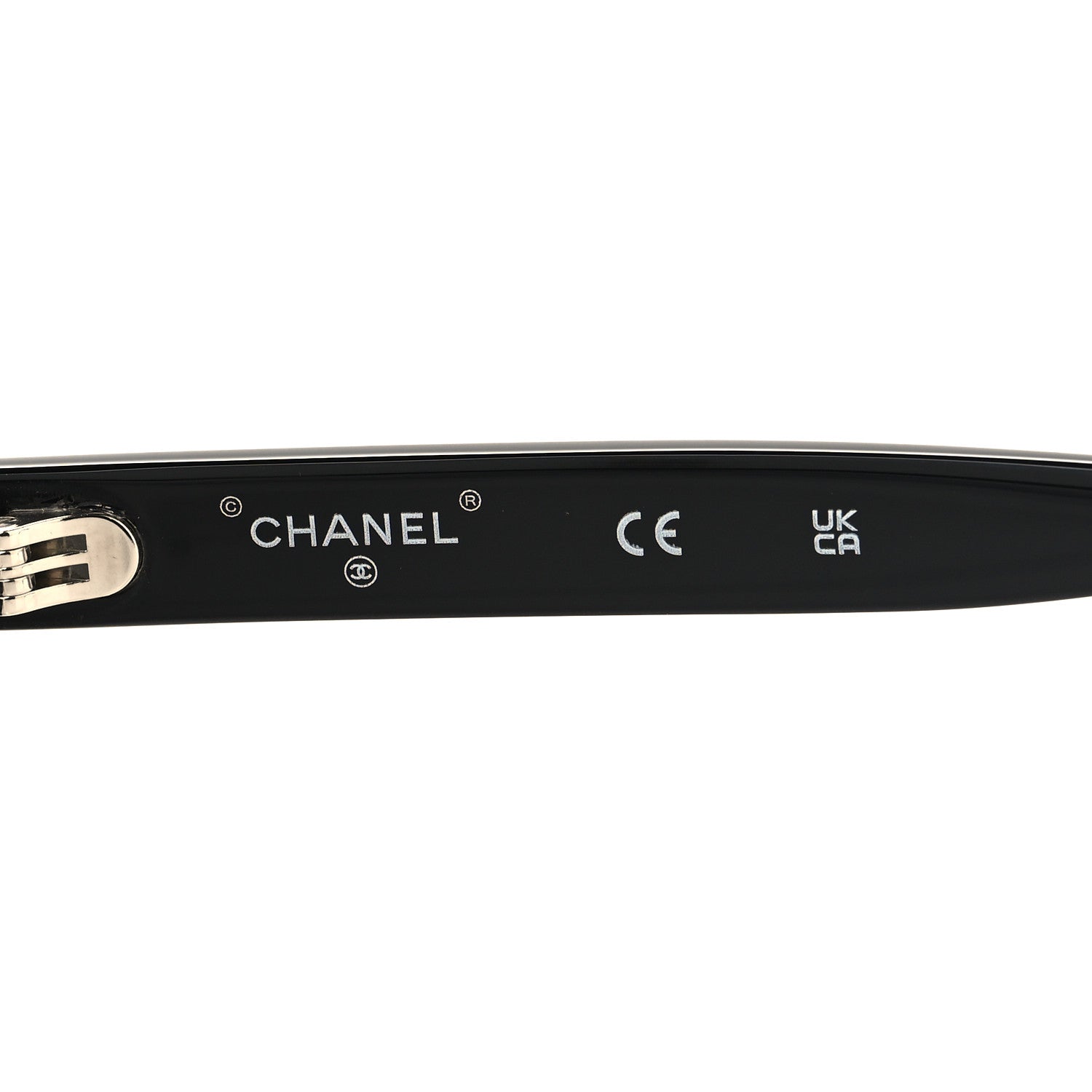 Chanel Acetate Shield 71540 Sunglasses Black 5 of 7