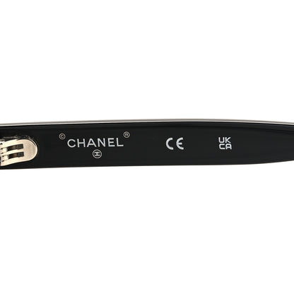 Chanel Acetate Shield 71540 Sunglasses Black 5 of 7