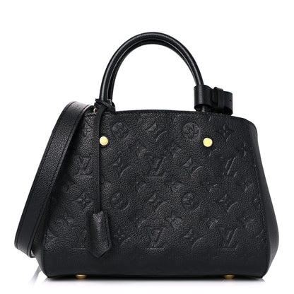 Louis Vuitton Empreinte Montaigne BB Black 1 of 8