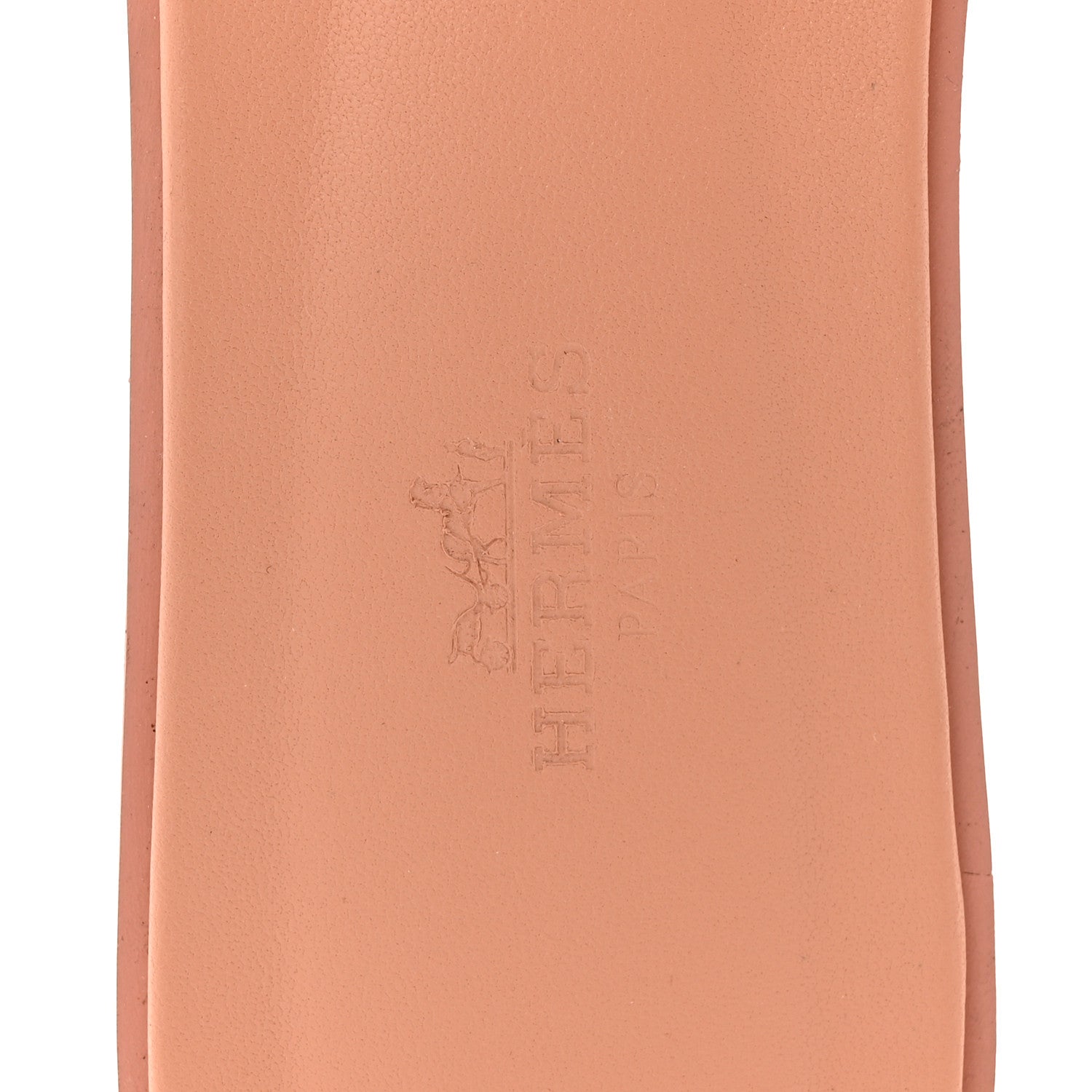 Hermes Box Calfskin Oran Sandals 38.5 Granit Rose 8 of 9